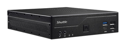 Shuttle XPC Slim DH610S Barebone PC Intel H610 Support 65W Alder Lake-s LGA1700 CPU No Ram No HDD/SSD No CPU No OS Black