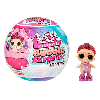 L.O.L. Surprise! LOL Surprise Bubble Surprise Lil Sisters - Collectible Doll, Baby Sister, Bubble Foam Reaction - Great Gift for Girls Age 4+