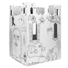 Easy Playhouse Haunted Castle - Kids Art & Craft for Indoor & Outdoor Fun, Color, Draw, Doodle on Halloween Friends- Decorate & Personalize a Cardboard Fort, 32