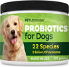 Pet Ultimates Probiotics for Dogs - 22-Species Dog Probiotics for Dog Digestive Support & Dog Antibiotics Recovery - Skin and Coat Supplement for Dogs Enhances Vitality - Dog Health Supplies (137 gr)