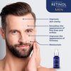 Retinol Mens Anti-Wrinkle Facial Serum - The Original Retinol Anti-Aging Mens Formula For Younger Looking Skin - Vitamin-Enriched To Smooth Fine Lines & Wrinkles, Improve Tone & Promote Firmness