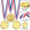 Caydo 12 Pieces Gold Medals Winner Medals for Awards for Kids and Adults for Sports Events, Competitions, Parties, 2 Inch