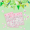 Girl Bingo Game, Its a Girl Themed Party Games with 24 Players, Pink Baby Shower/Gender Reveal/Pregnancy Announcement Party Supplies Activities