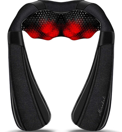 Neck Massager, Shiatsu Back Massager with Heat, Electric Pillow for Neck, Back, Shoulder, Foot, Leg, Muscle Pain Relief, Shoulder Birthday Gifts