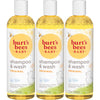 Burt's Bees Baby Shampoo and Wash, Original, Tear Free, Pediatrician Tested, 98.7% Natural Origin, Pack of 3