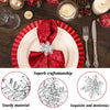 ZeeDix Set of 6 Sliver Snowflake Christmas Napkin Rings for Dinning Table Setting- Rustic Dinner Tables Setting Decoration for Wedding Receptions, Christmas, Thanksgiving Holiday Party Dinner Parties