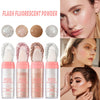 4-Color Fairy Highlight Powder Kit - Shimmery Face, Body, Lip Highlighter