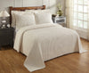 Better Trends Chenille Bedspreads King, Jullian Collection Bold Stripes Design in Ivory - Super Soft, Lightweight Bedspreads, 100% Cotton Tufted Cotton Bedspreads & Bedding
