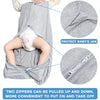 BSTOPPT 3 Pack Baby Sleep Sack 18-24 Months 100% Rayon Cotton Baby Sleeping Bag 2-Way Zipper Toddler Wearable Blankets Comfy Stretchy Thin Sleep Sacks TOG 0.3