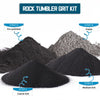 WKTURN Rock Tumbler Grit Set, Rock Tumbler Grit Polish Refill - 4 Basic Step Tumbling Media (Coarse/Medium Grit/Pre-Polished/Final Polish), Rock Tumbler Set 2.0 for Any Brand of Rock Polisher