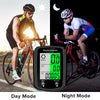 Hilceriy Bike Computer and Bicycle Odometer Wired KM/H Bike Speedometer with Automatic Wake-Up Cycling Speed Tracker LCD Display & Single Mileage & Multi-Functions & Calories Statistics