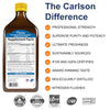 Carlson - The Very Finest Fish Oil, 1600 mg Omega-3s, Liquid Supplement, Norwegian, Wild-Caught, Sustainably Sourced , Lemon, 16.9 Fl Oz