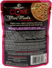 Wellness Core Mini Meals Small Breed Dog Food 2 Flavor 6 Pouch Variety - (3) Each: Chunky Chicken Liver, Shredded Chicken Turkey Gravy (3 Ounces) - Plus Rope Toy and Fun Facts Booklet Bundle