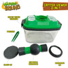 2-in-1 Habitat with Microscope for Insects and Other Critters, Includes Lid with Vents and Removable Portable Microscope