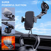 BIVGAZA Car Phone Holder Mount, [Enhanced Adhesion Base] 3 in 1 Universal Car Phone Mount for Car Vent Windshield Cell Phone Car Mount Hands-Free Dashboard Phone Holder for iPhone Android Smartphones