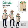 Born Toys Outdoor Explorer Kit for Kids Ages 3-7 Dress Up & Pretend Play Costumes for Boys & Girls 3-7