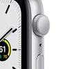 Apple Watch SE (GPS, 40mm) - Silver Aluminum Case with White Sport Band (Renewed)