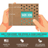 Boveda 72% Two-Way Humidity Control Pack For Large Wood Humidifier Boxes - Size 320 - Single - Moisture Absorber - Humidifier Pack - Individually Wrapped Hydration Packet
