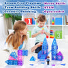 Frozen Toys for Girls Magnetic Tiles 102pcs with Dolls Princess Castle Building Toys Girls Toys Age 4-5 6-8 Magnetic Blocks Birthday Gifts & Toys for 3 4 5 6 7 8+ Year Old Xmas Gifts for Kids