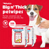 Petkin Pet Wipes for Dogs and Cats, 200 Large Wipes - Removes Dirt & Odor Like Washing Hands - Cleans Ears, Face, Butt, Eye Area - Convenient, Ideal for Home or Travel - 2 Packs of 100 Wipes