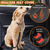 Yuntec Dog Car Seat Cover, Back Seat Cover for Dogs Pet Car Seat Protector Waterproof Bench Car Seat Cover, Non-Slip Reat Seat Cover fits Middle Armrest for Most Cars Trucks SUVs - Black