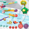 Bath Toys,Bathtub Toy with Shower,Fishing Game for Toddlers, Suction Cup Bath Toys, Bathtub Toys Ball Slide Track for Toddles and Babies, Christmas Birthday Gift for Boys Girls.