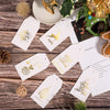 Whaline 120 Pcs Christmas Gold Foil Paper Gift Tags Holiday Hang Name Tags Label with Twine for DIY Xmas Present Happy New Year Party Decoration