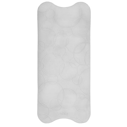 Ubbi Cushioned Non-Slip Bath Mat for Baby, Powerful Suction Cups, Baby Bathtub Time Essentials, Gray