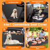 MIXJOY Dog Car Cover for Back Seat Cover Protector Waterproof Seat Covers with 1 Dog Seat Belt, Nonslip Seat Cover for Kids, Trucks & SUV