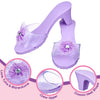 Expressions 3-Pack Princess Shoe Set - Dress Up Royalty Kids Heels Slip On Shoes - Pastel Colored Pretend Play - Fits Toddler Size 7-10