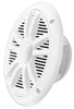 BOSS Audio Systems MR6W 180 Watt Per Pair, 6.5 Inch, Full Range, 2 Way Weatherproof Marine Speakers Sold in Pairs, White