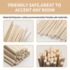 VFULIE 100PCS Reed Diffuser Sticks, 10 Inch Natural Rattan Wood Sticks Essential Oil Aroma Diffuser Sticks Refill Replacement for Aroma Fragrance (Primary Color)