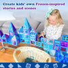 Diamond Magnetic Building Blocks - Frozen Princess Toys for 3-8 Year Old Girls & Boys - Birthday Gifts