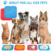Licking Mat for Dogs & Cats 2 Pack, Diswasher Safe, Slow Feeder Lick Pat for Puppy Pets Supplies, Anxiety Relief Dog Toys Feeding Mat for Butter Yogurt Peanut, Pets Bathing Training Mat