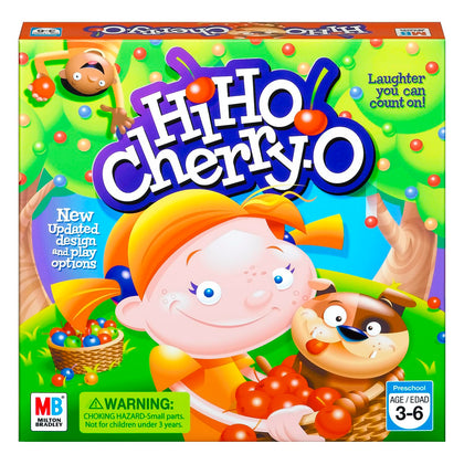 Hasbro Gaming Hi Ho! Cherry-O Board Game for 2 to 4 Players Kids Ages 3 and Up (Amazon Exclusive)
