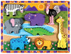 Melissa & Doug Safari Wooden Chunky Puzzle (8 pcs) - Wooden Puzzles for Toddlers, Animal Puzzles For Kids Ages 2+ - FSC-Certified Materials