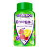 Vitafusion Omega-3 Gummy Vitamins, Berry Lemonade Flavored, Heart Health Vitamins(1) With Omega 3 EPA/DHA and Vitamins A, C, D and E, Americas Number 1 Vitamin Brand, 60 Day Supply, 120 Count