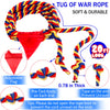 Field Day Tug of War Rope for Kids and Adults, Outdoor Lawn Yard Family Reunion Birthday Party Games, Outside Backyard Camping Picnic Games, Backyard Carnival Games Fun for Team Building Activities