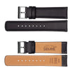 SEURE Quick Release Watch Band,Top Genuine Leather Watch Straps 19mm 20mm 21mm 22mm 24mm for Men and Women (19mm, Black-Black)