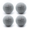 Magicorange 4 PCS Precut Walker Tennis Balls for Furniture Legs and Floor Protection, Heavy Duty Long Lasting Felt Pad Glide Coverings (Grey)