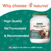NaturVet -VitaPet Senior Daily Vitamins for Senior Dogs - Plus Glucosamine - Full Spectrum of Vitamins & Minerals - Enhanced with Glucosamine for Added Joint Support - 365 Time Release Tablets