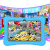 Kids Tablet, 7 inch Android Tablet for Kids, 3GB RAM 32GB ROM Toddler Tablets with Case, Bluetooth, WiFi, Parental Control, Dual Camera, GMS, Educational, Games (Blue)