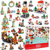 Christmas Advent Calendar 2023, Kids 6 in 1 Building Blocks, 24 Days Countdown Calendar Toys for Kids, Christmas Building Toys Party Favors, Kids Christmas Gifts for Boys & Girls