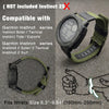 Abanen 22mm Nylon Military Style Watch Bands, Woven Fabric Durable Wristband Strap for Garmin Instinct Tactical/nstinct 2 Solar/Tide/Esports/Instinct Solar (Green)