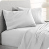 Bare Home Flannel Standard Pillowcases Set of 2-100% Cotton - Velvety Soft & Cozy - Double Brushed Heavyweight Flannel Pillowcases (Standard Pillowcase Set of 2, White)
