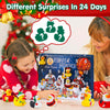 CCCDF Advent Calendar 2023,Christmas 24 Days Countdown Advent Calendar with 24 Rubber Ducks Fun Toys for Boys, Girls, Kids and Toddlers, Christmas Decoration Party Favor Xmas Gifts