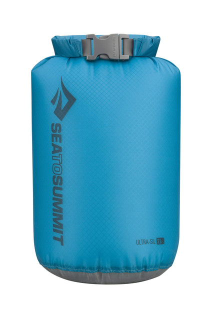 Sea to Summit Ultra-Sil Dry Sack, Ultralight Dry Bag, 2 Liter, Pacific Blue