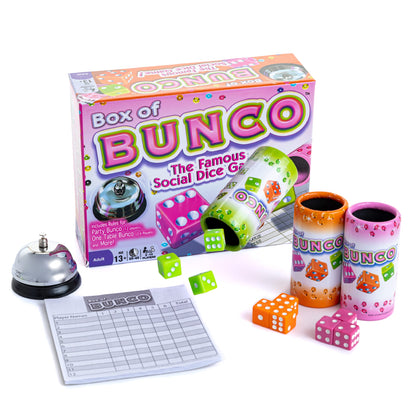 Continuum Games - Box of Bunco Game, Multicolored Dice