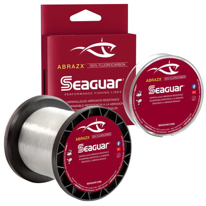 Seaguar Abrazx 100% Fluorocarbon 200 Yard Fishing Line (8-Pound) Clear