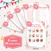 Baby Shower Games for Girl-8 Games,Fun and Easy to Play,Includes Baby Shower Bingo,Price is Right,Guess Who Mommy or Daddy,Word Scramble,Prediction and Advice,How Big is Mommys Belly,Pacifier Hunt